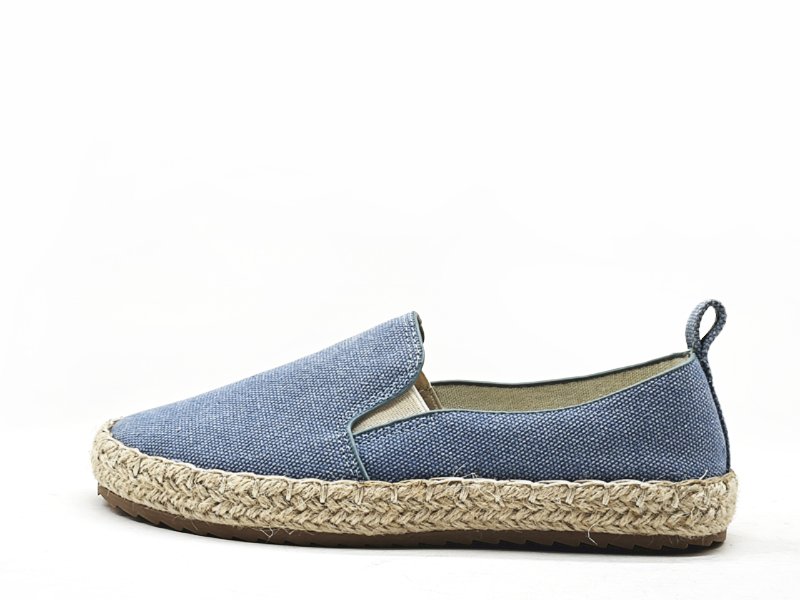 Girls' Blue Denim - Look Espadrille Loafer