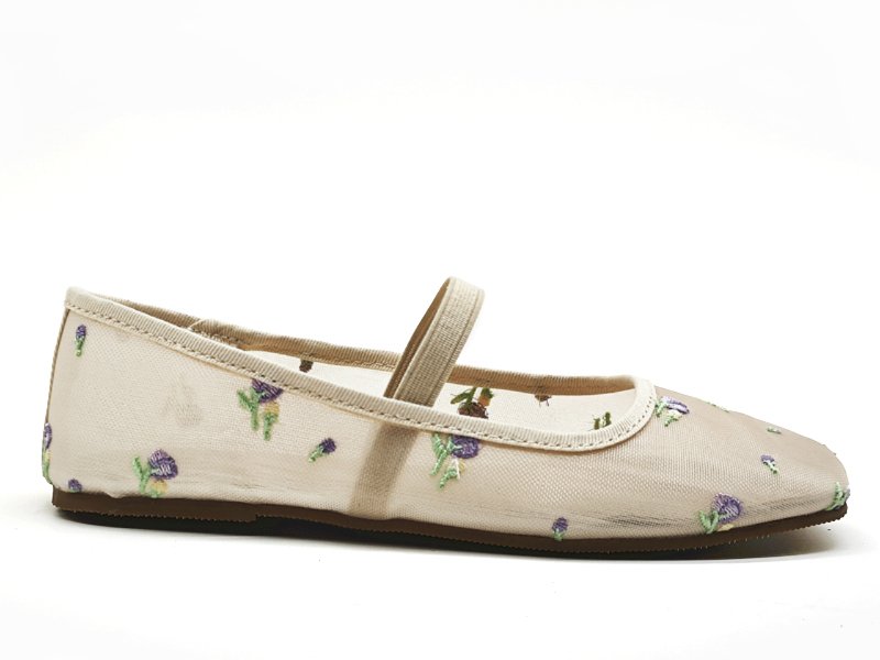 Girls' Creamy Mary Jane Flats