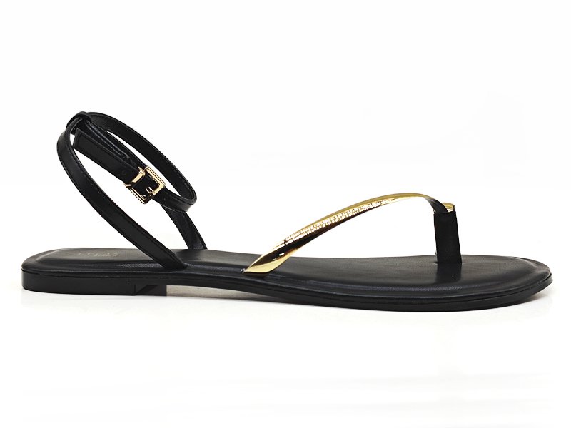 Luna Gold T-Strap Sandal